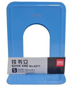 得力 9271 铁书立 书挡 /书架/书夹/书靠 152mm 6寸