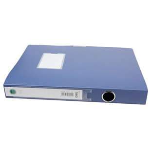 得力办公用品得力2寸粘扣档案盒5622 A4文件盒 0.2公