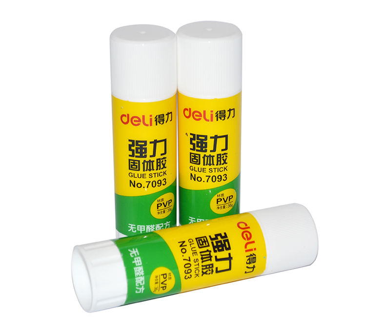 得力强力固体胶 PVP最新配方 新品7093固体胶水
