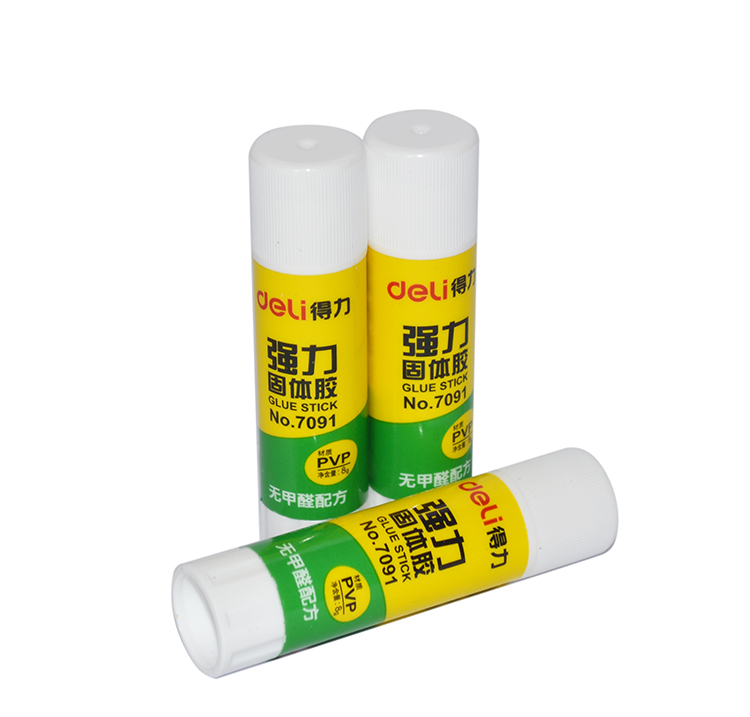 得力新品PVP固体胶水 8G 粘性超强 得力7091固体胶