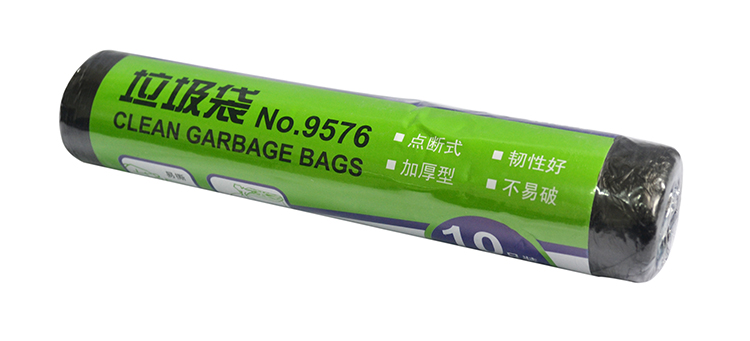 得力文具9576办公大号包装垃圾袋 10只装80x100cm