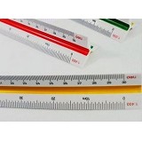 得力仪尺 比例尺 尺 三棱比例尺8930 办公用品品