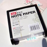 得力文具7606盒装便条纸/便签纸/87*91mm/300张/毛重0.28kg