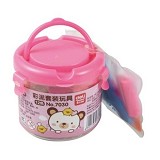 得力7030彩泥 12色彩泥带磨具 得力彩泥